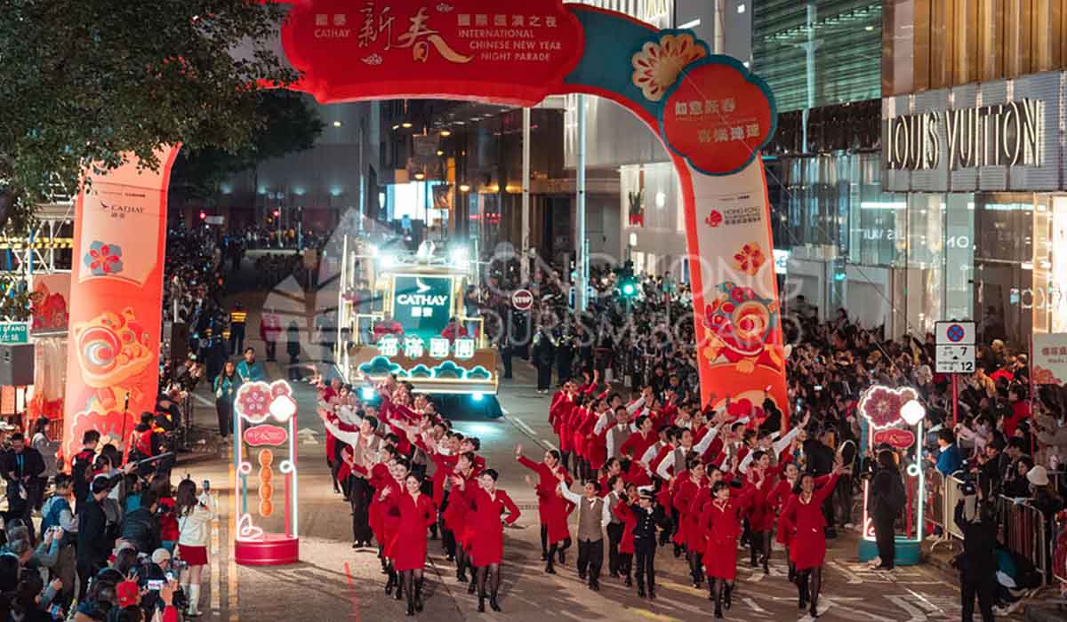 Hong Kong Sambut Tahun Kuda dengan Pesta Imlek Spektakuler