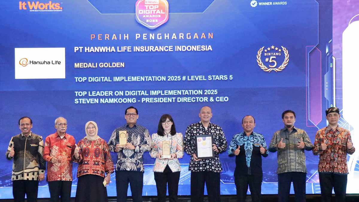 Hanwha Life Borong Penghargaan Digital, Perkuat Layanan Asuransi Online